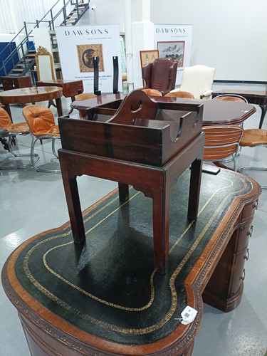 Lot 99 - An unusual George III mahogany 'Butler's...