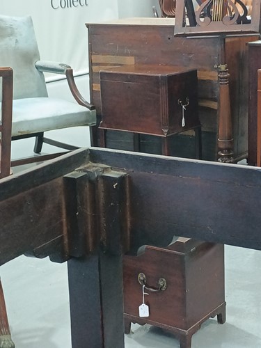 Lot 99 - An unusual George III mahogany 'Butler's...