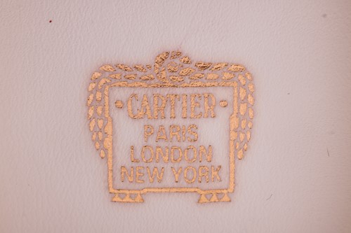 Lot 172 - Cartier - a pair of 'Perles de Diamants' stud...