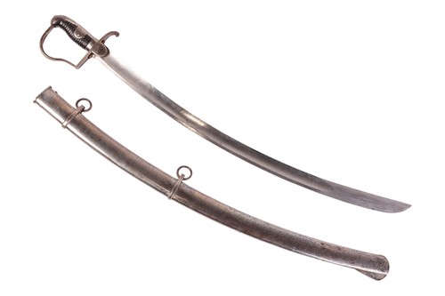 Lot 183 - A 1796 type lightweight cavalry sabre...