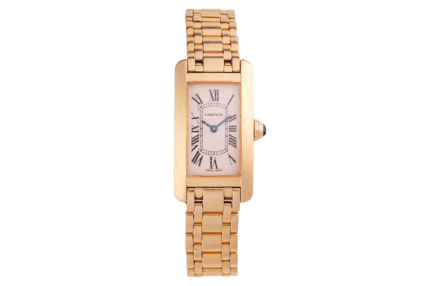 Lot 265 - Cartier Tank Americaine Model: W26015K2...