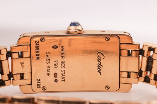 Lot 265 - Cartier Tank Americaine Model: W26015K2...