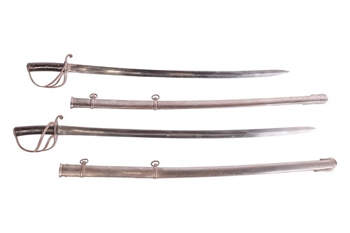 Lot 180 - An 1853 type Cavalry Trooper's sword and...