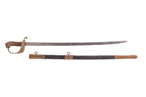 Lot 172 - A Victorian 1822 type officers sword and...