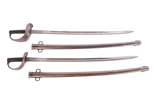 Lot 156 - A Scottish 1885 type cavalry sword and...