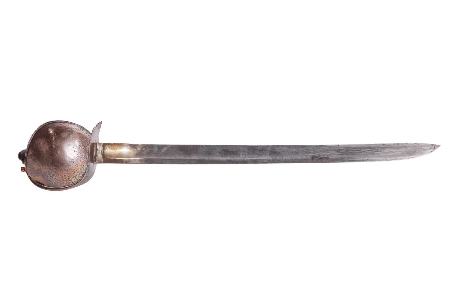 Lot 167 - A Sardinian 1847 model Naval cutlass, by...