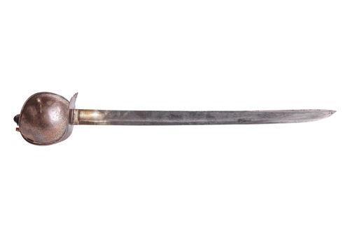 Lot 167 - A Sardinian 1847 model Naval cutlass, by...