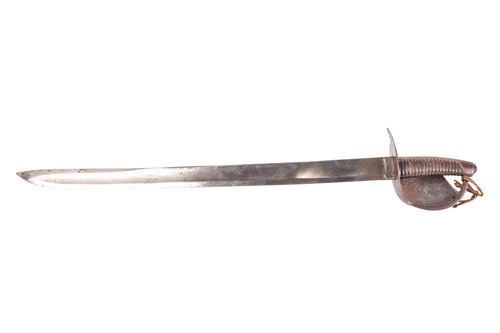 Lot 167 - A Sardinian 1847 model Naval cutlass, by...