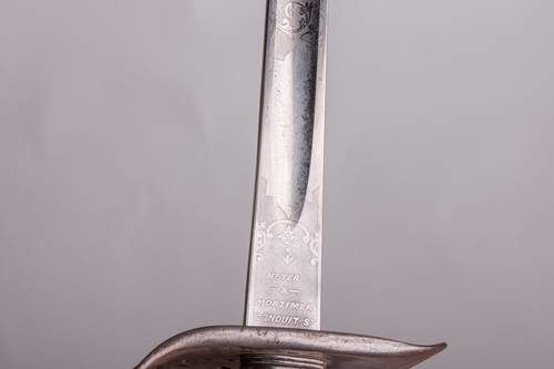 Lot 157 - A Victorian 1897-type officer's sword and...