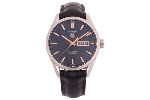 Lot 282 - TAG Heuer Gentleman’s Carrera Model: WAR201C-1...