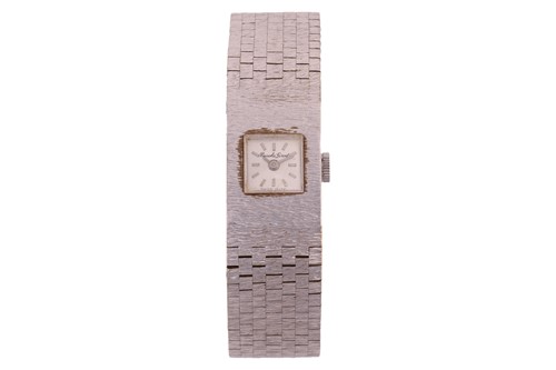 Lot 306 - Bueche Girod 9ct White Gold Lady’s Wrist Watch...