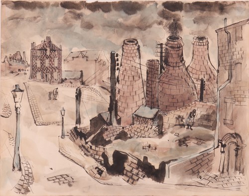 Lot 65 - Julian Trevelyan (British 1910-1988) Potteries...