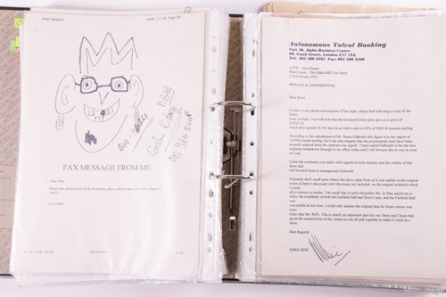 Lot 79 - Morrissey / The Smiths: a folder containing a...