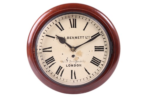 Lot 76 - Sir J. Bennett, a mahogany-cased 8-day wall...