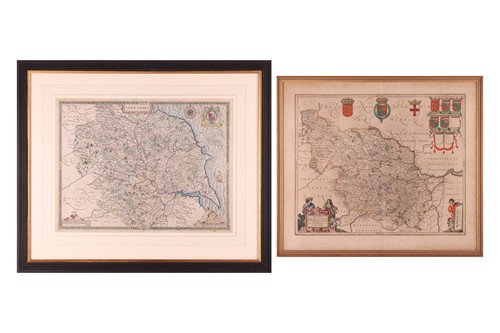 Lot 39 - John Speed: Map of Yorkshire, later...