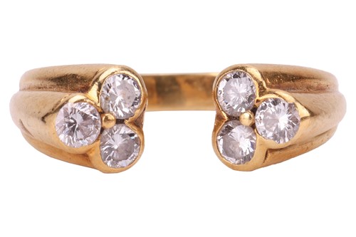 Lot 164 - Kutchinsky - a diamond-set open ring in 18ct...