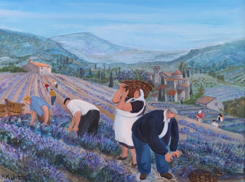 Lot 90 - Margaret Loxton (British b.1938) Lavender...