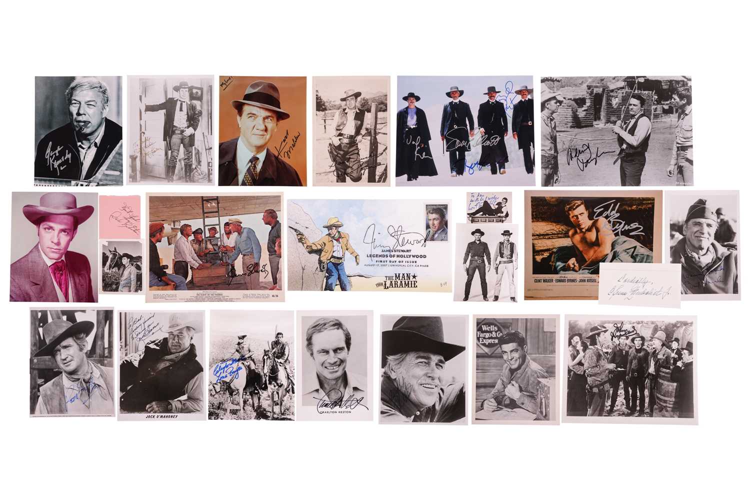 Lot 1 - Autographs: many Westerns related, 20+ signed...