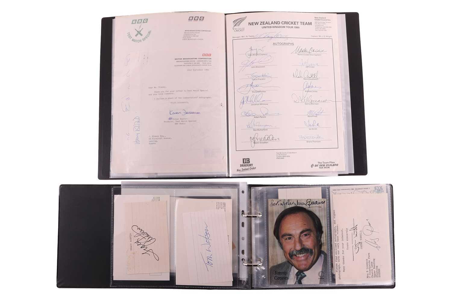 Lot 62 - Autographs: Sports Personalities – includes,...