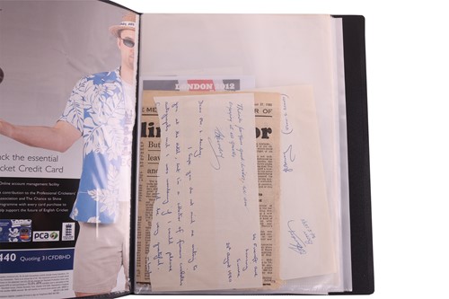 Lot 62 - Autographs: Sports Personalities – includes,...