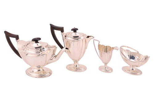 Lot 326 - A matched four-piece tea set, London 1900 by...