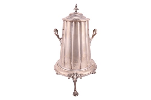 Lot 317 - A silver tea urn, Sheffield 1873 by Boardman &...
