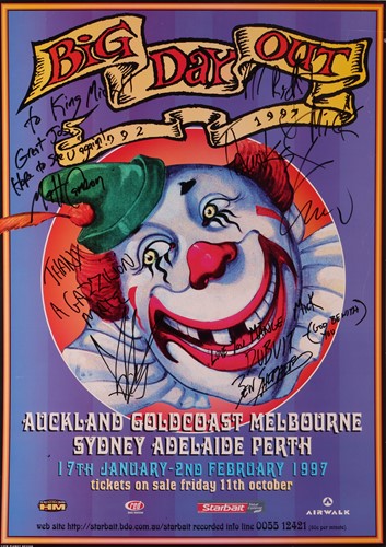 Lot 152 - Autographed music posters: A collection of...