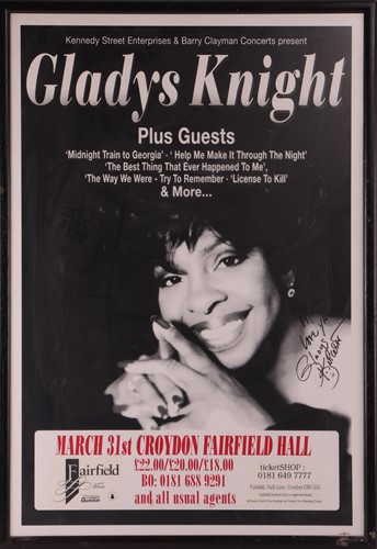 Lot 152 - Autographed music posters: A collection of...