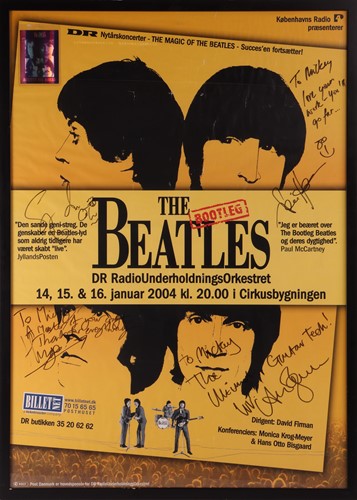 Lot 152 - Autographed music posters: A collection of...