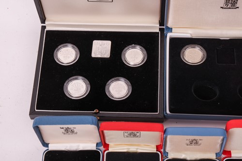 Lot 100 - A set of 1985 Twelve Parishes of Jersey silver...