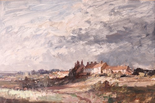 Lot 37 - Edward Seago (British 1910-1974) Cottages on...