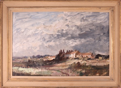 Lot 37 - Edward Seago (British 1910-1974) Cottages on...