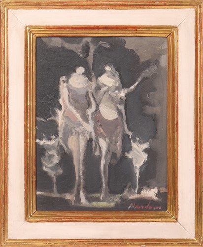 Lot 35 - Alfred Aberdam (Polish, 1894 - 1963) Two Women...