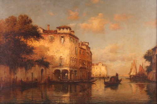 Lot 34 - Antoine Bouvard (French 1870-1956) View of...