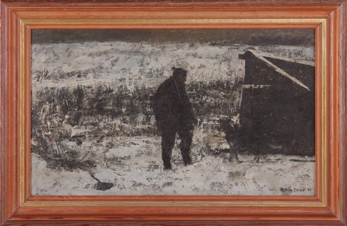 Lot 102 - Victoria Crowe (British b.1945) Shepherd and...