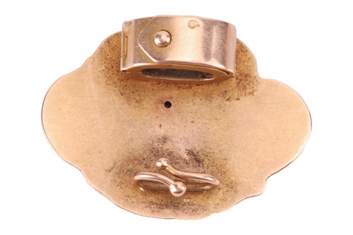 Lot 68 - An Art Nouveau lariat clasp and a gem-set...