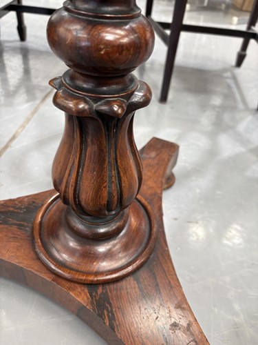 Lot 69 - An early 19th century figured rosewood duet...