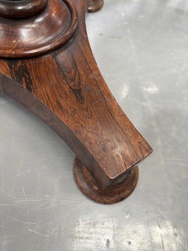 Lot 69 - An early 19th century figured rosewood duet...