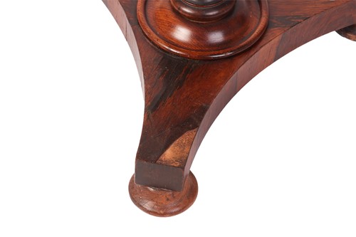 Lot 69 - An early 19th century figured rosewood duet...