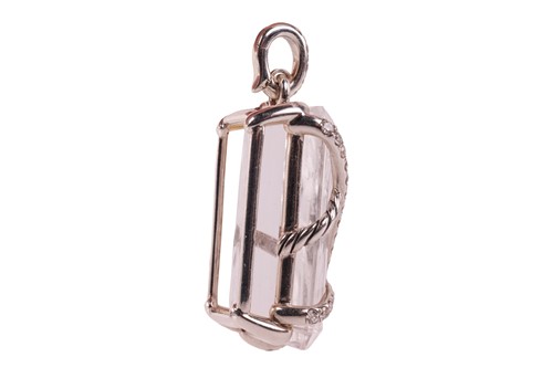 Lot 5 - A David Yurman 'Cable Wrap' pendant,...
