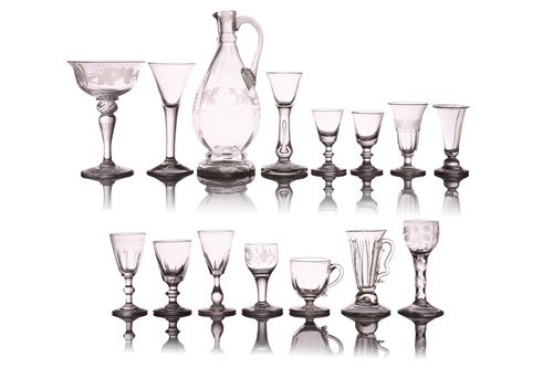 Lot 130 - A collection of 18th/19th-century drinking...