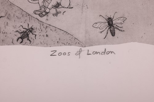 Lot 39 - Chris Orr (British b.1943), Zoos of London,...