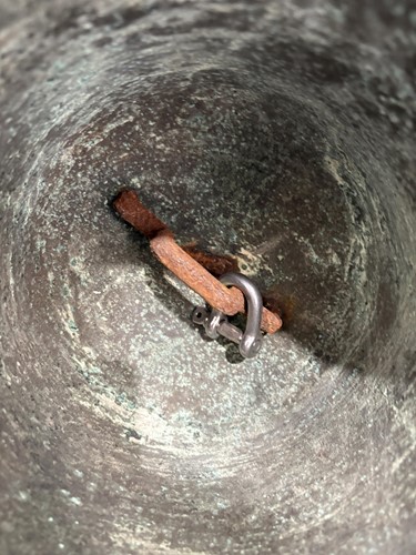 Lot 156 - A 17th century bronze church bell, maker...