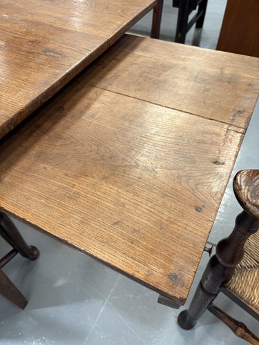 Lot 126 - A French provincial Fruitwood farmhouse table,...