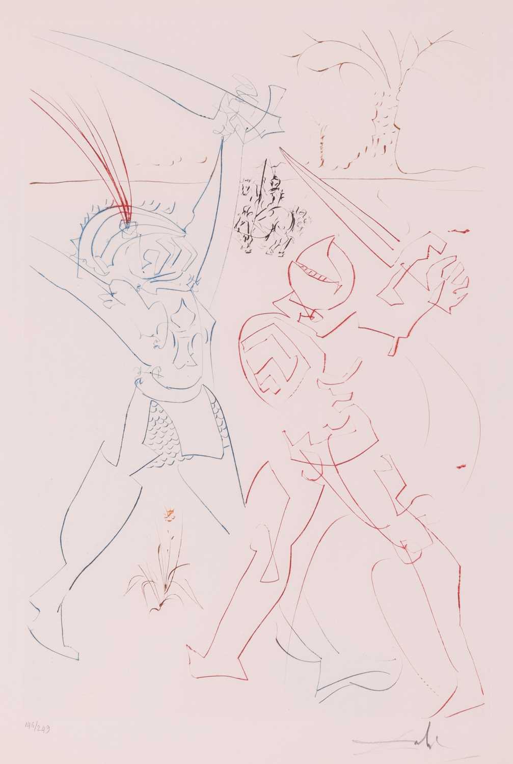 Lot 9 - Salvador Dali (Spanish 1904-1989) La Quete du...