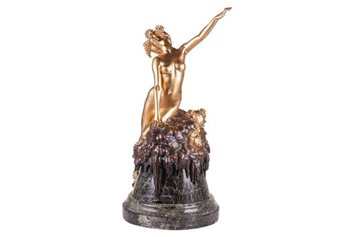 Lot 86 - Louis Chalon (French,1866-1940); a large,...