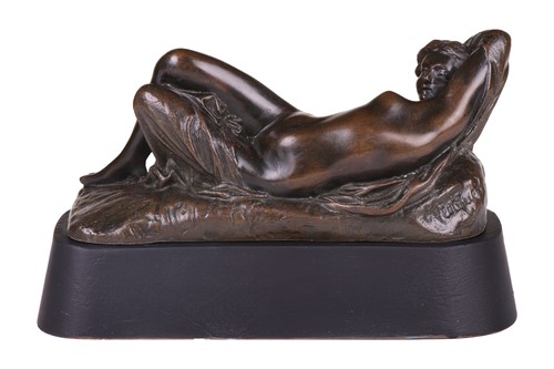 Lot 82 - Edmond Leveque (1814-1875) French, a patinated...