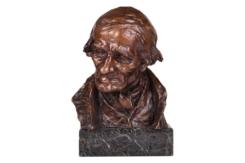 Lot 101 - Hans Muller (Austrian,1873-1937); a cast and...