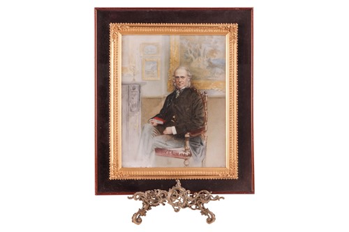 Lot 6 - English School (19th century) Portrait of...