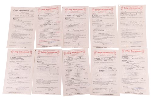 Lot 28 - Brunel University: Original Music Contracts,...